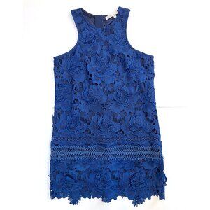 Lovers + Friends Navy lace Flowers Shift Dress ⚓️⛴💙✨